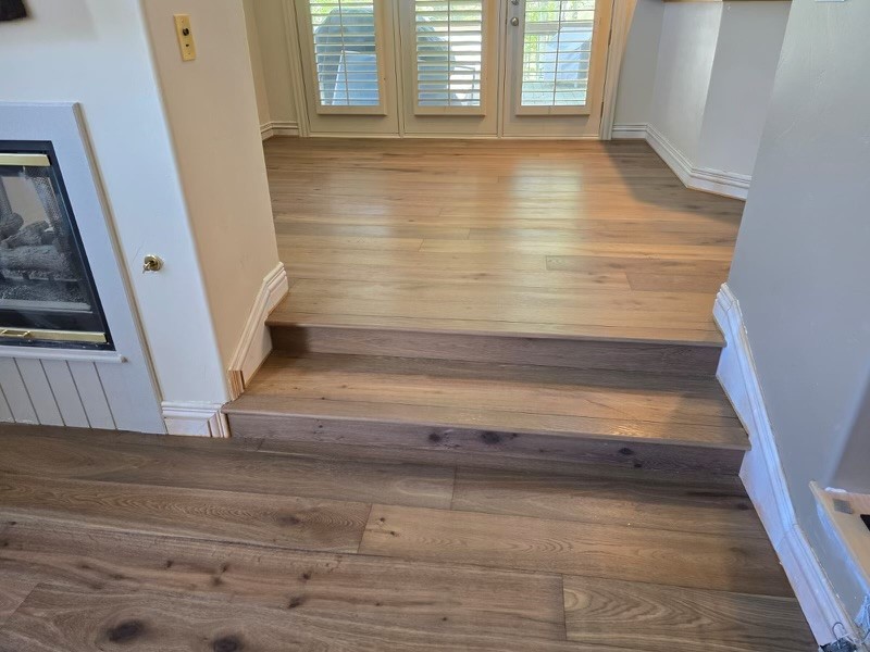 dark wood stairs